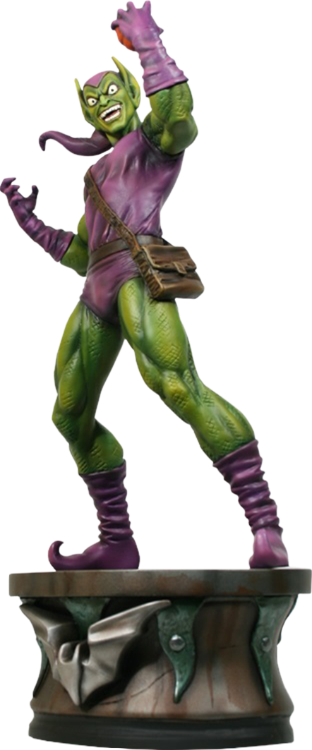 Museum Statue - Green Goblin Bowen (442x1063), Png Download