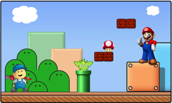 Pipes Is A Data Flow Framework Developed By Tinkerpop - Ikea New Super Mario Bros Alarm Desk Clock 3.75" Room (600x361), Png Download