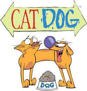 Nick 90s - Catdog Nickelodeon (400x334), Png Download