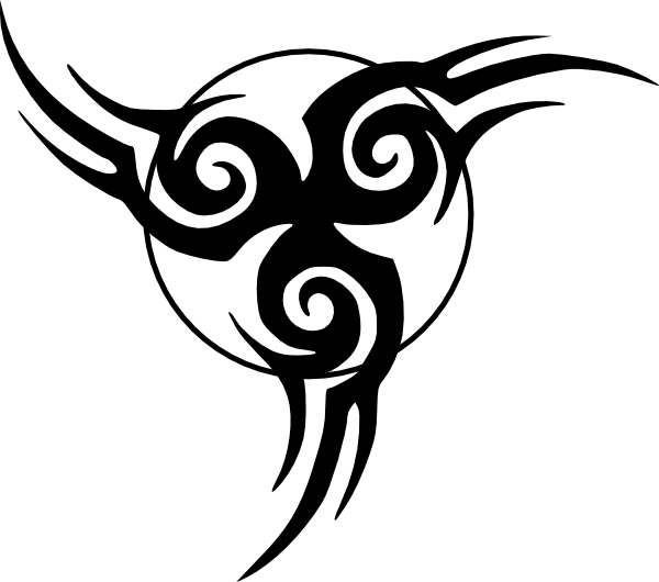 Small - Tribal Tattoo Transparent (600x530), Png Download