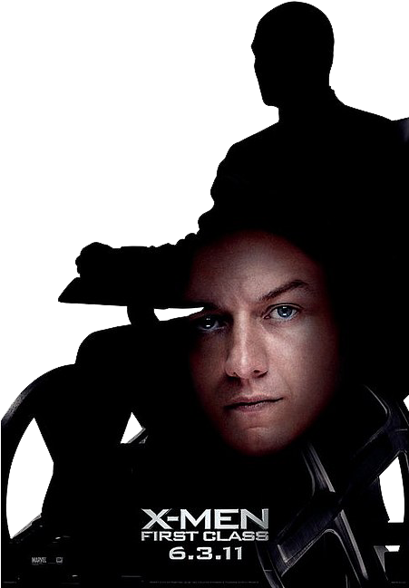 First Class Is Scheduled For Release On 3rd Day Of - X Men First Class Xavier Poster (450x665), Png Download