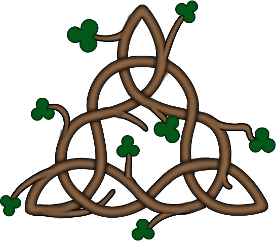 Gimp Work - Triquetra (545x476), Png Download