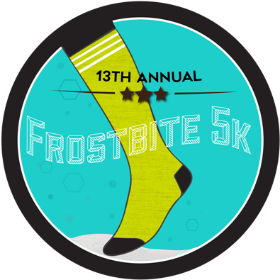 Frostbite 5k - Sports (400x403), Png Download