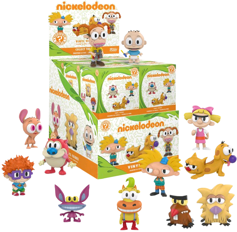 Nickelodeon - Funko Nickelodeon Mystery Minis (813x796), Png Download