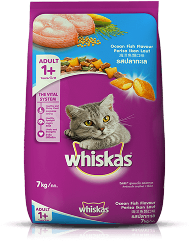 Whiskas Adult Ocean Fish - Whiskas Tuna 1.2 Kg (392x500), Png Download