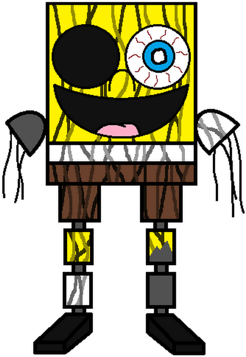 Photo - Five Night At Spongebob (530x751), Png Download