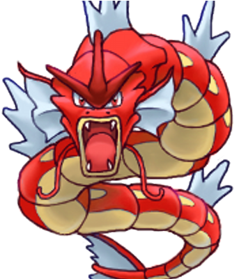 Gyarados Vermelho - Pokemon Female Gyarados (400x400), Png Download