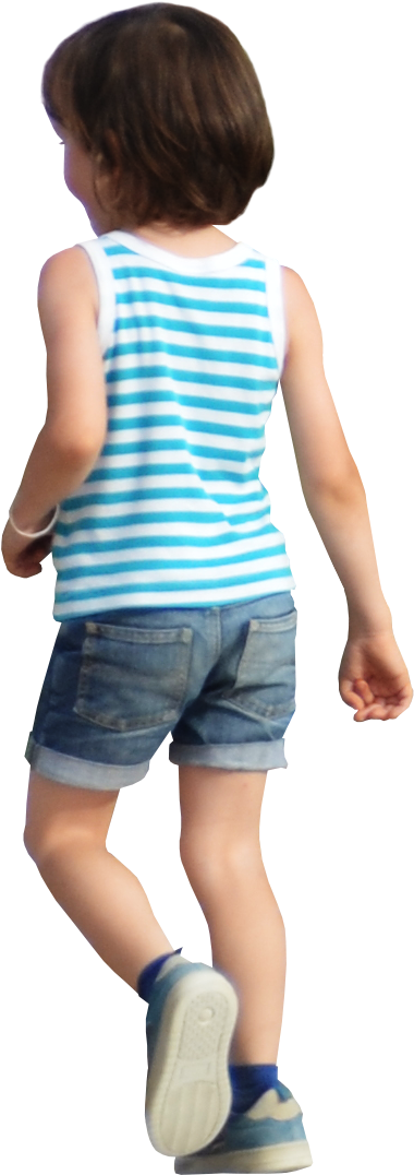 Kid Walking Png For Kids - Kid Walking Png (1075x1075), Png Download