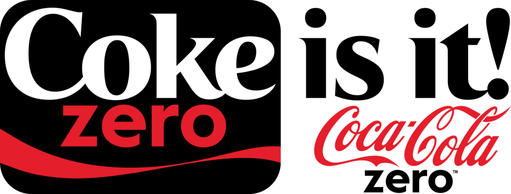 Coke Zero Logo Png (1024x390), Png Download