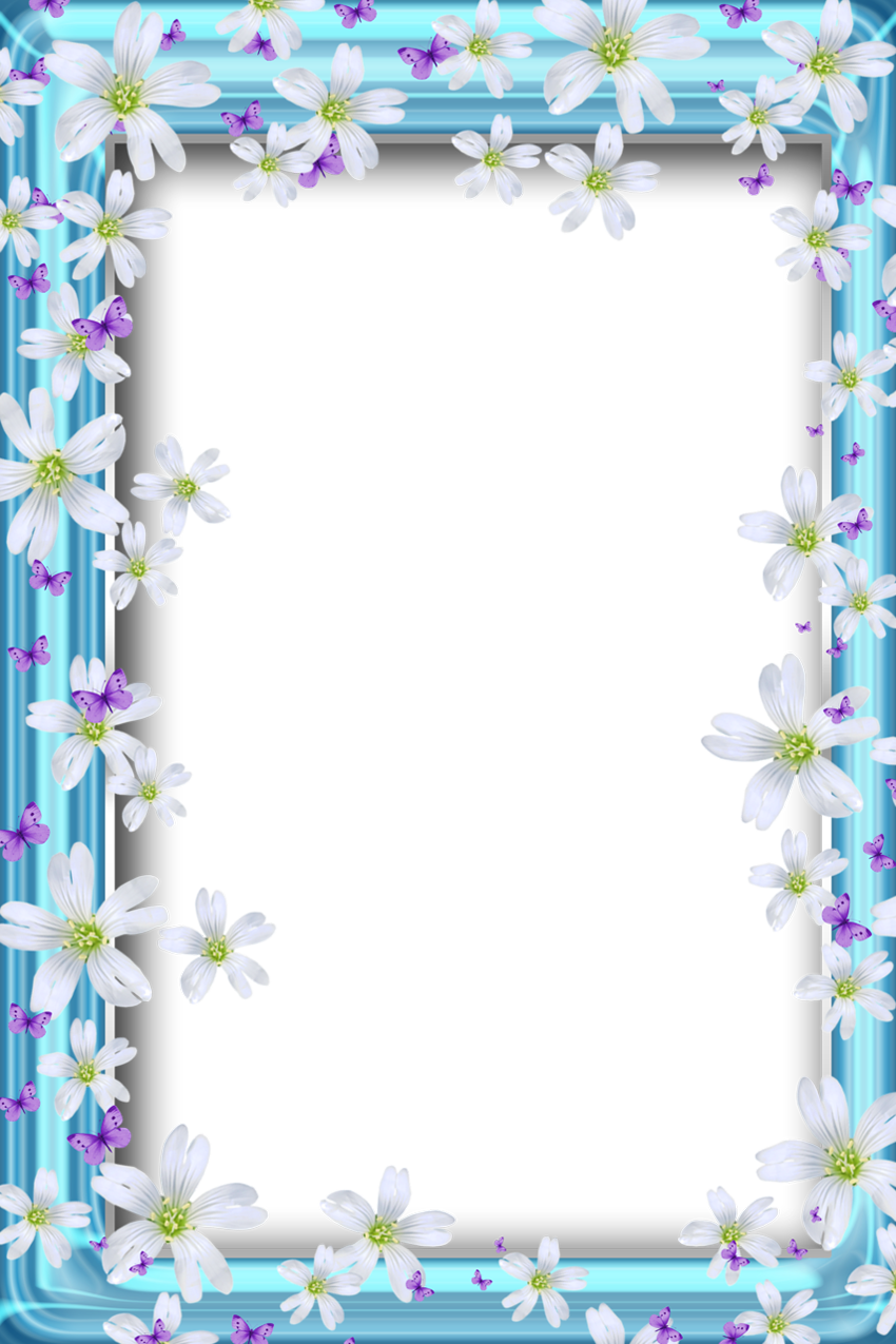 Borders And Frames, Borders For Paper, Printable Frames, - Marco Para Fotos Png (850x1275), Png Download