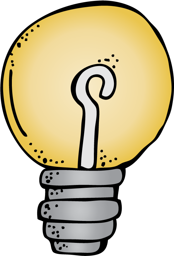 Clipart Walking 3 Child - Light Bulb Clipart Melonheadz (562x818), Png Download