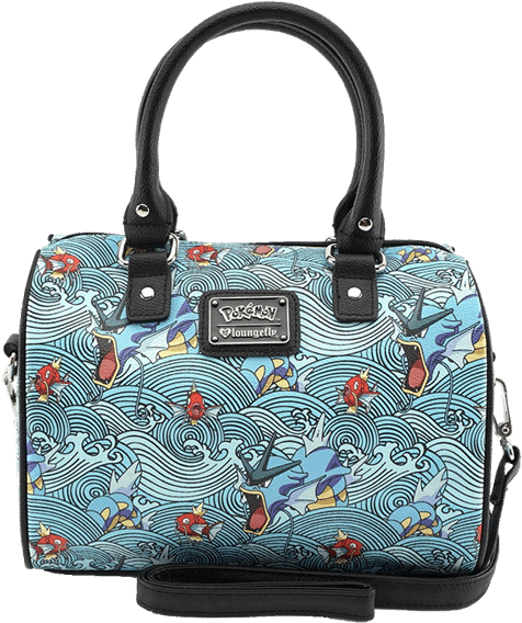 Longefly Pokemon Gyarados Magikarp Waves Duffle (600x600), Png Download