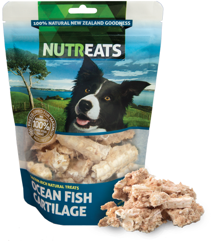 Nutreats Pure Fish Cartilage Treats For Dogs 50gm (458x510), Png Download