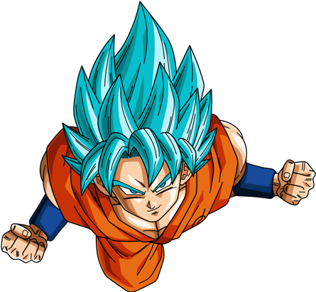 Dragon Ball Super Personajes En Formato Png - Songoku Super Saiyan God (479x411), Png Download