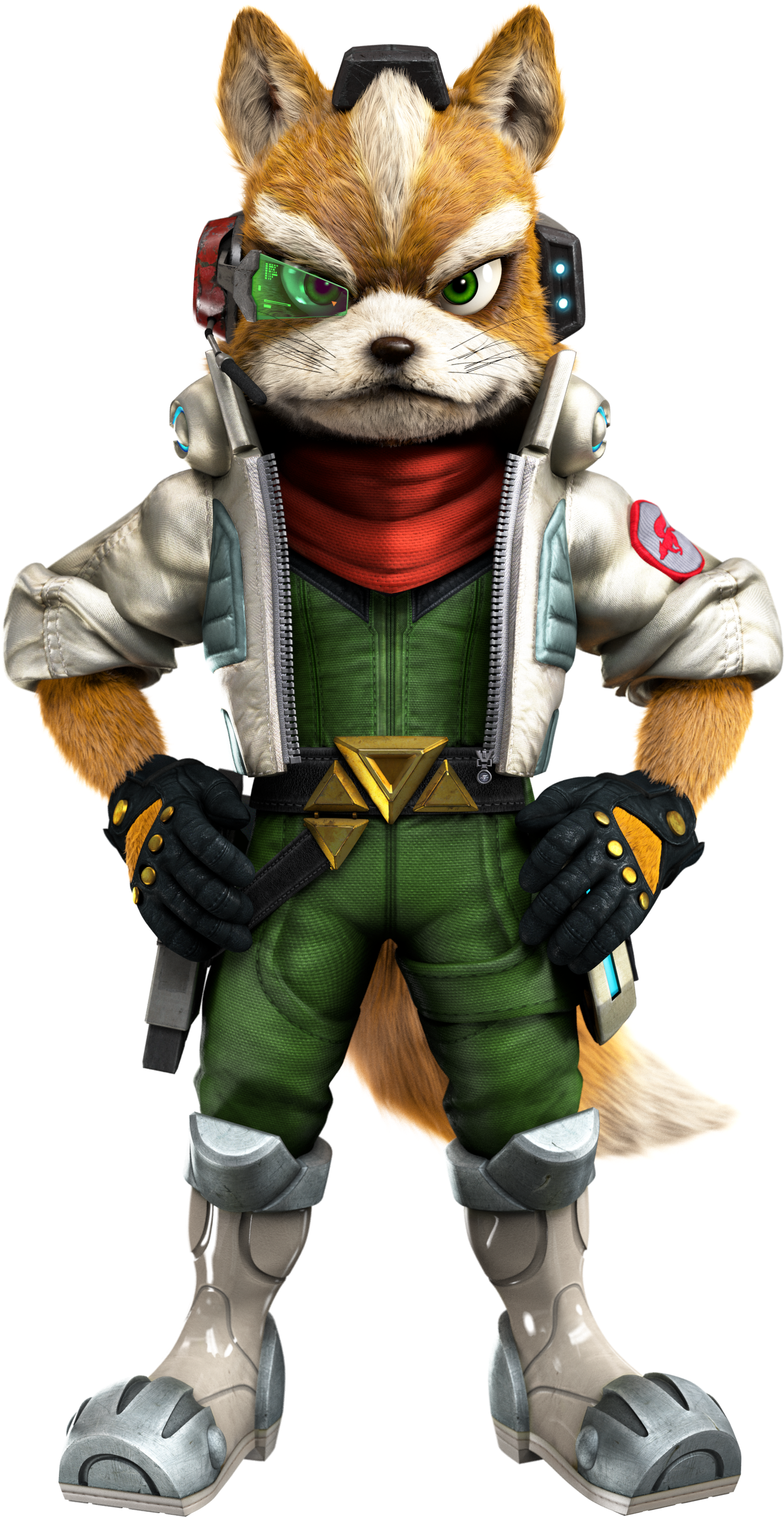 Sfzero Fox Mccloud 2 - Fox Star Fox Png (1830x3539), Png Download