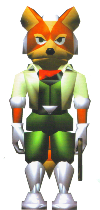 A Fox Mccloud - Fox Mccloud Starfox 64 (342x750), Png Download