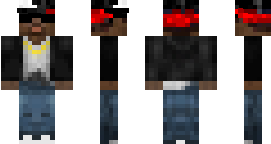 Minecraft Skin Souljaboy - Minecraft (600x348), Png Download