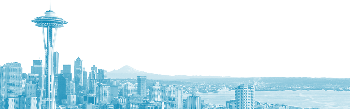 Cloud Data Next Conference - Seattle Skyline Transparent (1200x374), Png Download