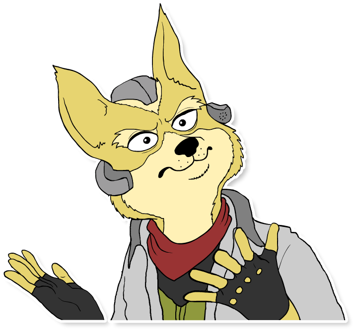 Fox Mccloud, “a Fox In Space” - Nick Wilde Fox Mccloud (500x500), Png Download