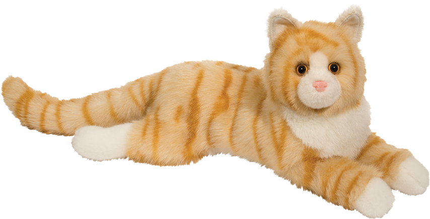 Douglas Oriole Orange Cat - Cuddle Toys 285 48 Cm Long Oriole Orange Cat Plush (1000x1000), Png Download