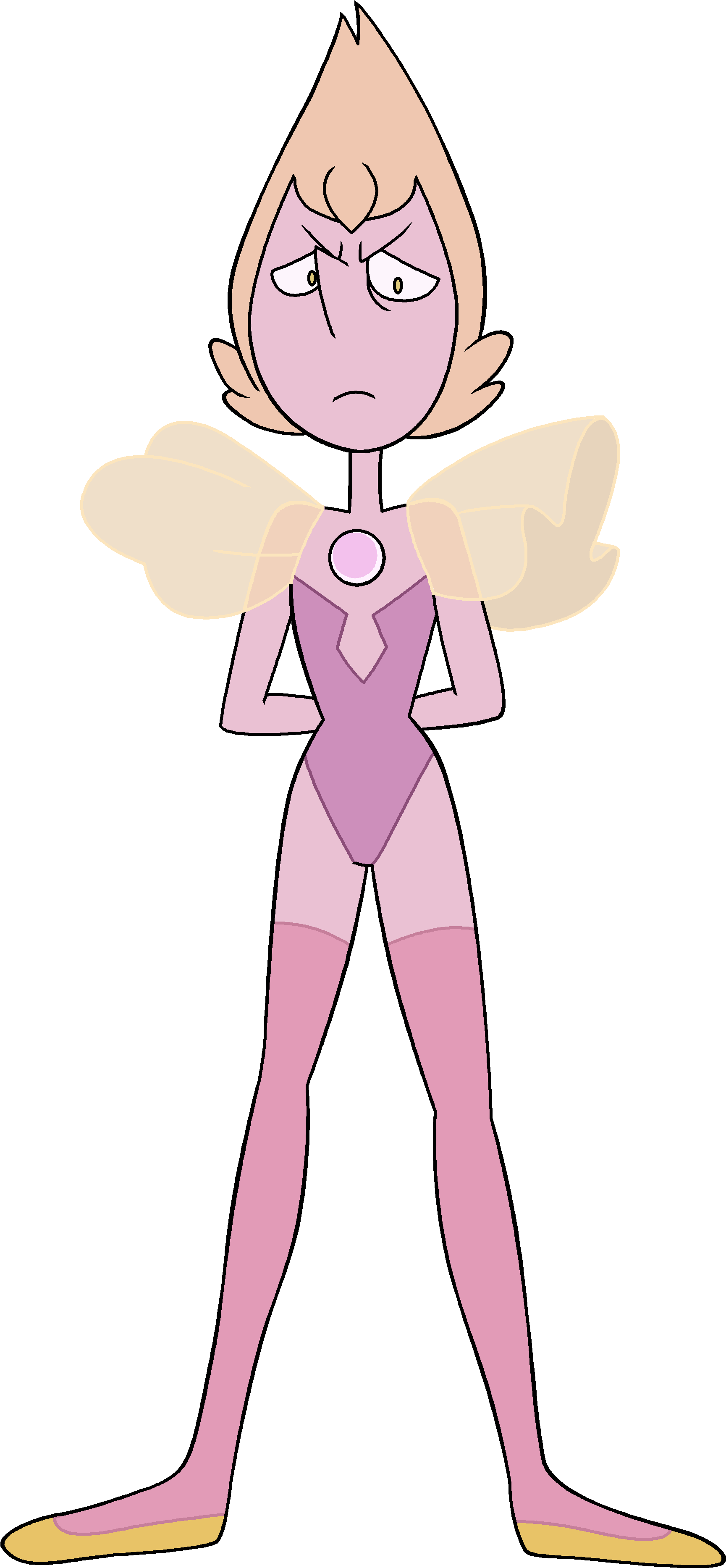 Yellow Pearl Color - Yellow Pearl Steven Universe (1800x3843), Png Download