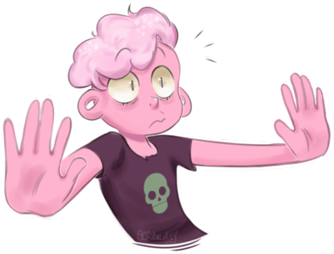 Kinda Steven Universe Style - Steven Universe Lars Rosa (500x500), Png Download
