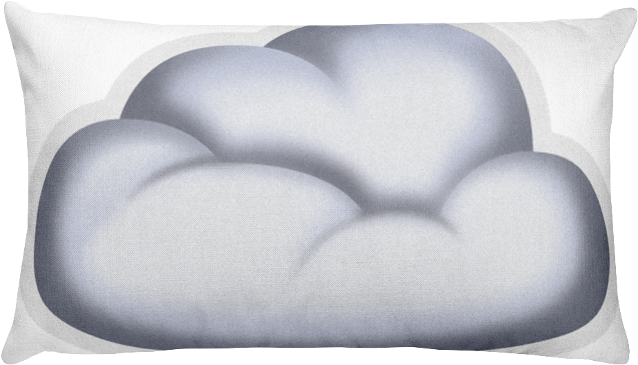 Emoji Bed Pillow - Pillow (1000x1000), Png Download
