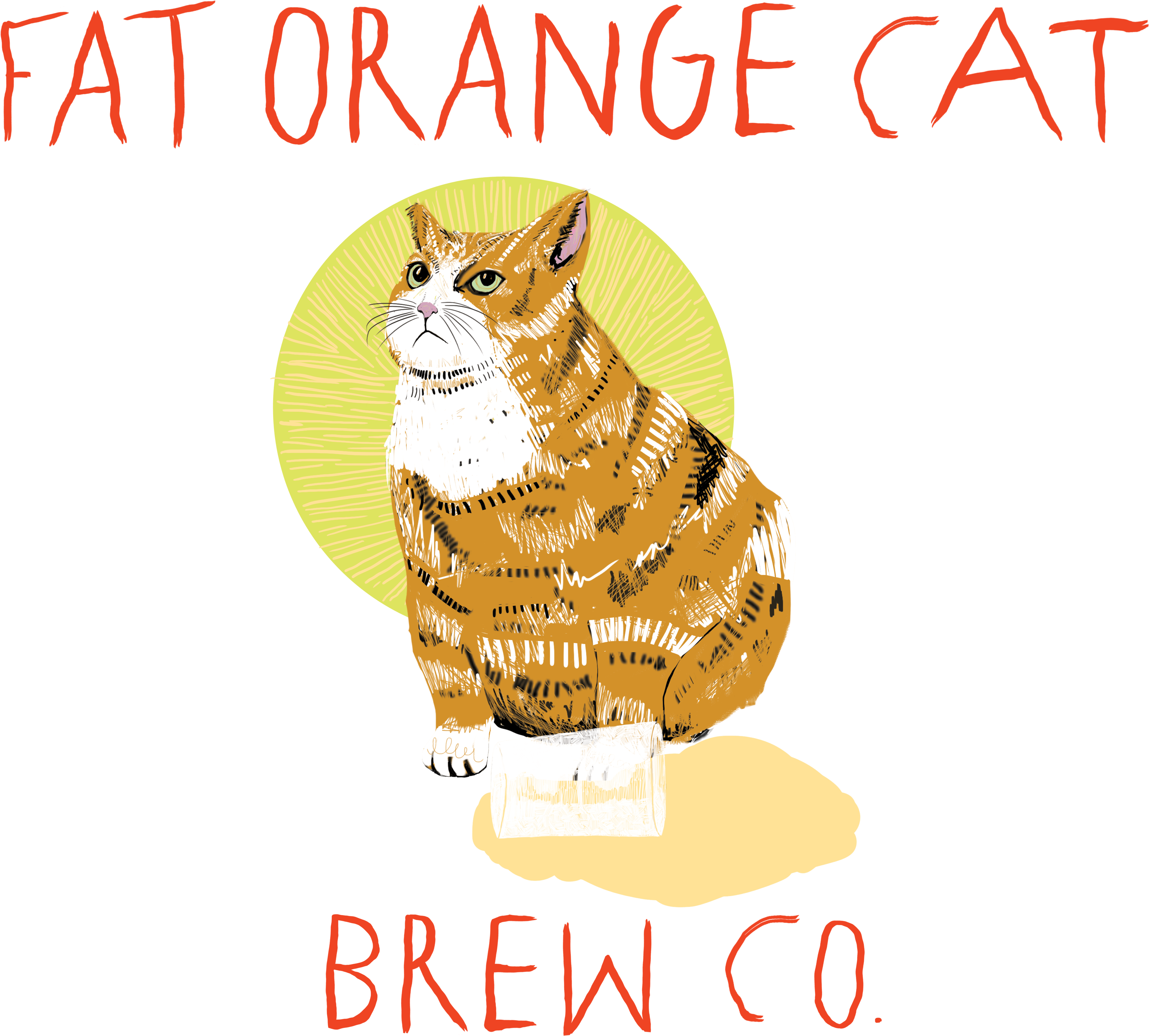 Fatorangecatbrewco Logo - Portable Network Graphics (4800x4800), Png Download