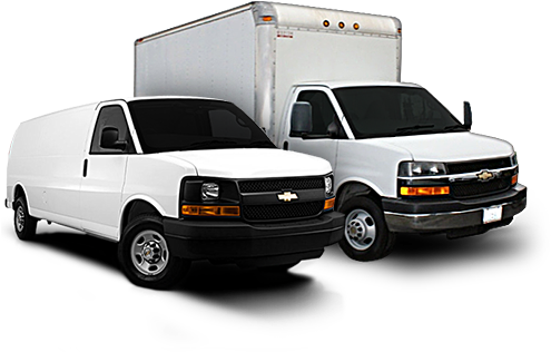 The Problem With Vans & Box Trucks - White Box Truck Png (579x360), Png Download