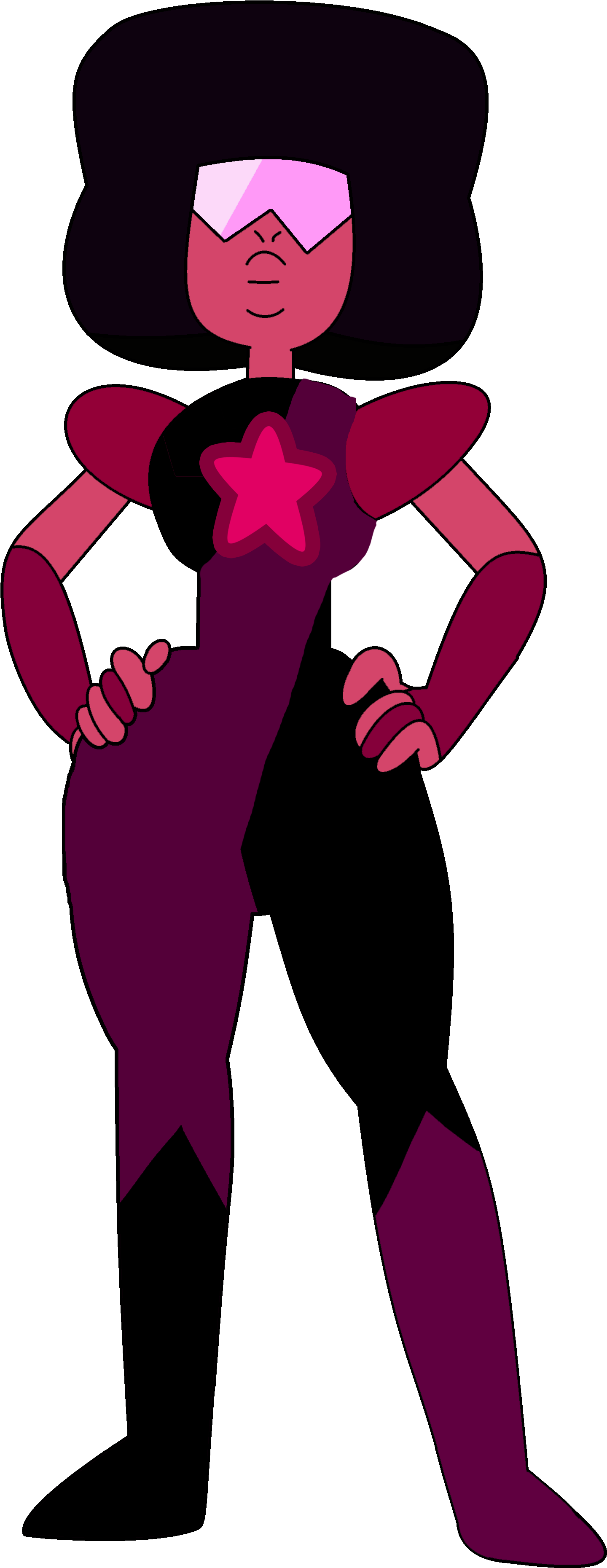 Free Steven Universe Garnet Without Her Glasses - Imagenes De Garnet De Steven Universe (1800x3752), Png Download