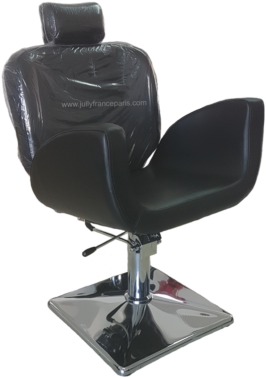 Salon Chair With Reclining Back - Chair (605x800), Png Download