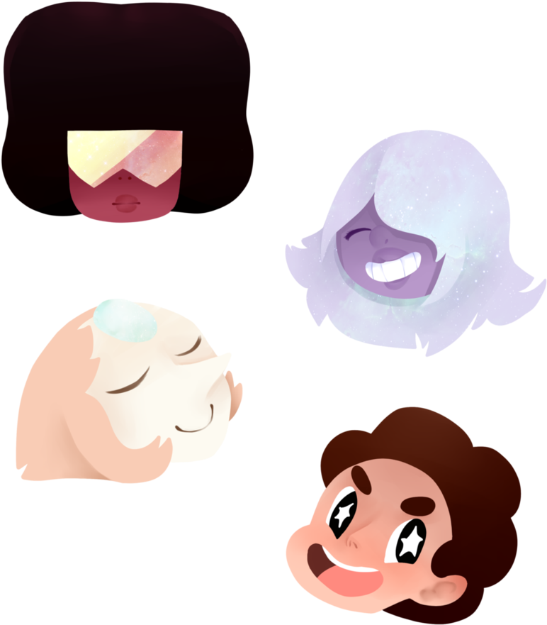Steven Universe Sticker Set - Steven Universe Stickers Garnet (836x955), Png Download
