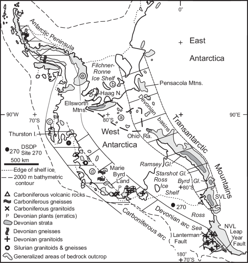 Present-day Distribution Of Devonian Sedimentary Rocks - Devonian (850x904), Png Download