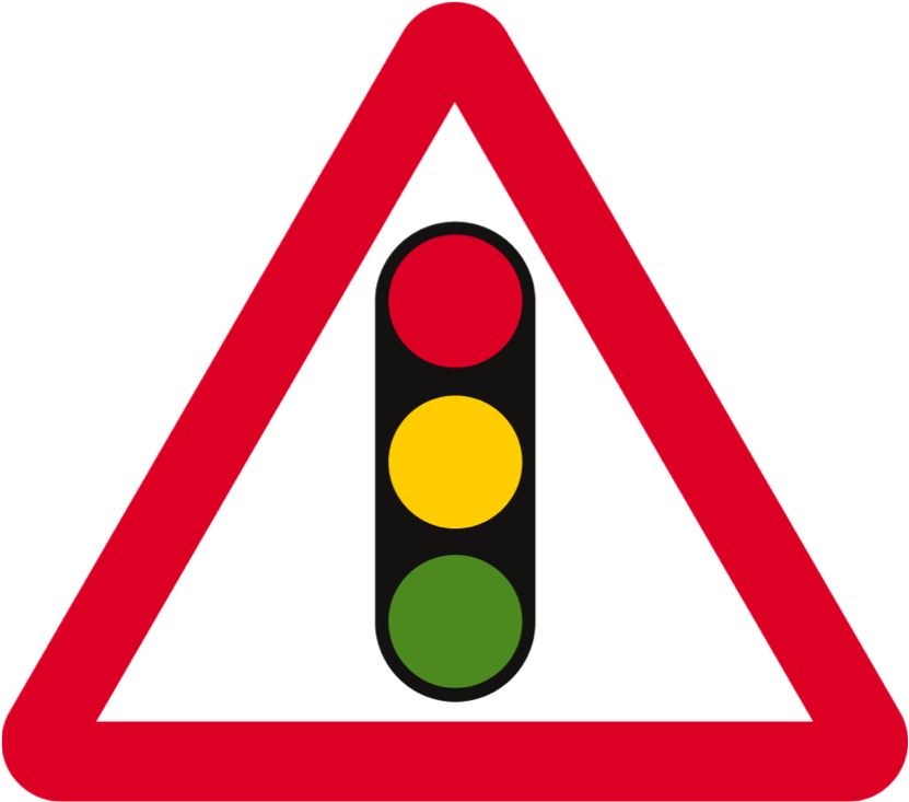 Swansea's Traffic Lights Being Upgraded With Wifi - Uk Road Signs Traffic Lights (830x828), Png Download
