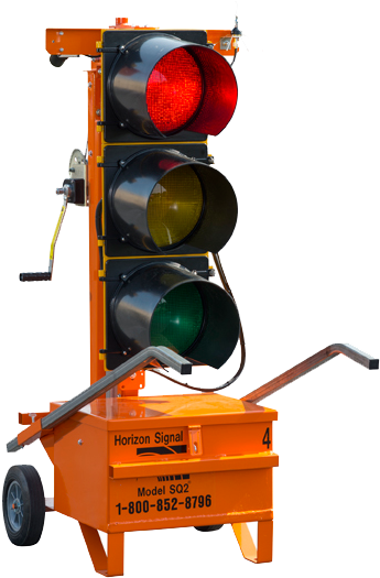 Portable Traffic Signal - Traffic Light (394x543), Png Download