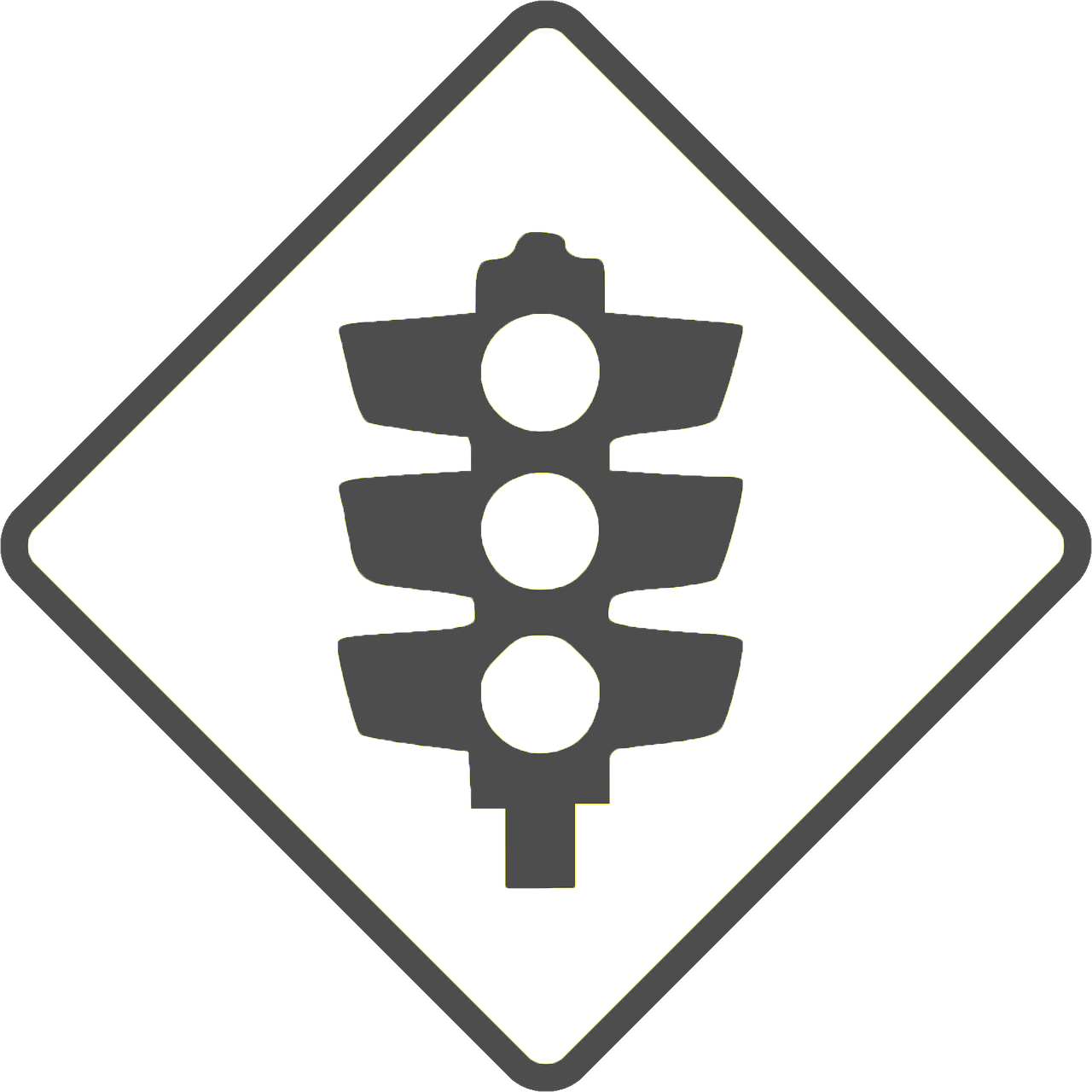 Vector Free Stock Traffic Road Sign Signal Png Image - Pedestrian Crossing Sign Australia (1280x1280), Png Download