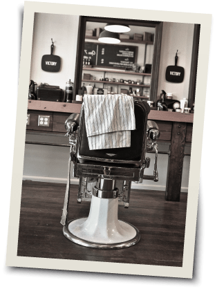 Victory Barber & Brand - Barbershop Simple Style (352x478), Png Download