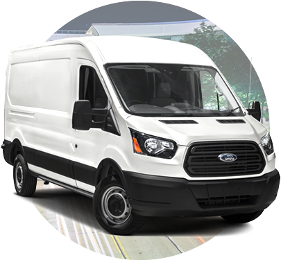 2017 Ford Transit Cargo Van - Ford Transit (580x436), Png Download