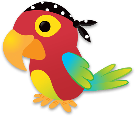 Pirate Parrot Png - Loro Pirata (500x500), Png Download