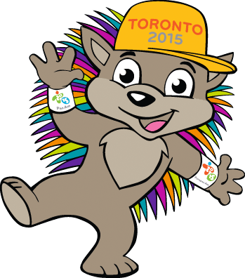 Pachi The Porcupine - London Ontario Summer Games 2018 (349x396), Png Download