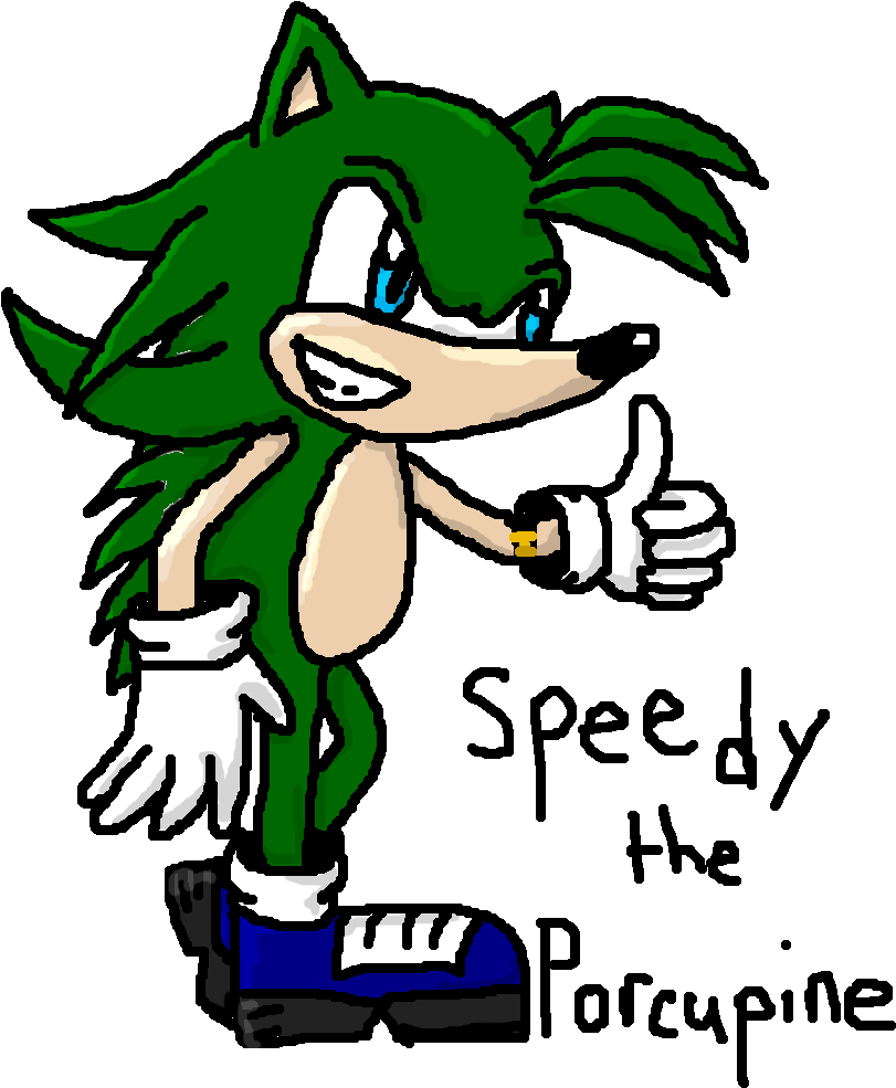 Speedy The Porcupine - Wiki (1000x1000), Png Download