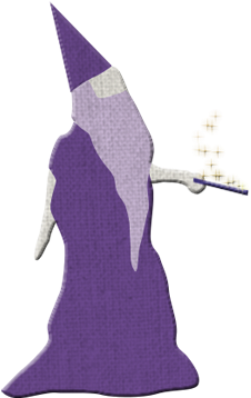 Michelle Kind Of Looks Like This Old, Purple Wizard, - Plush (298x423), Png Download