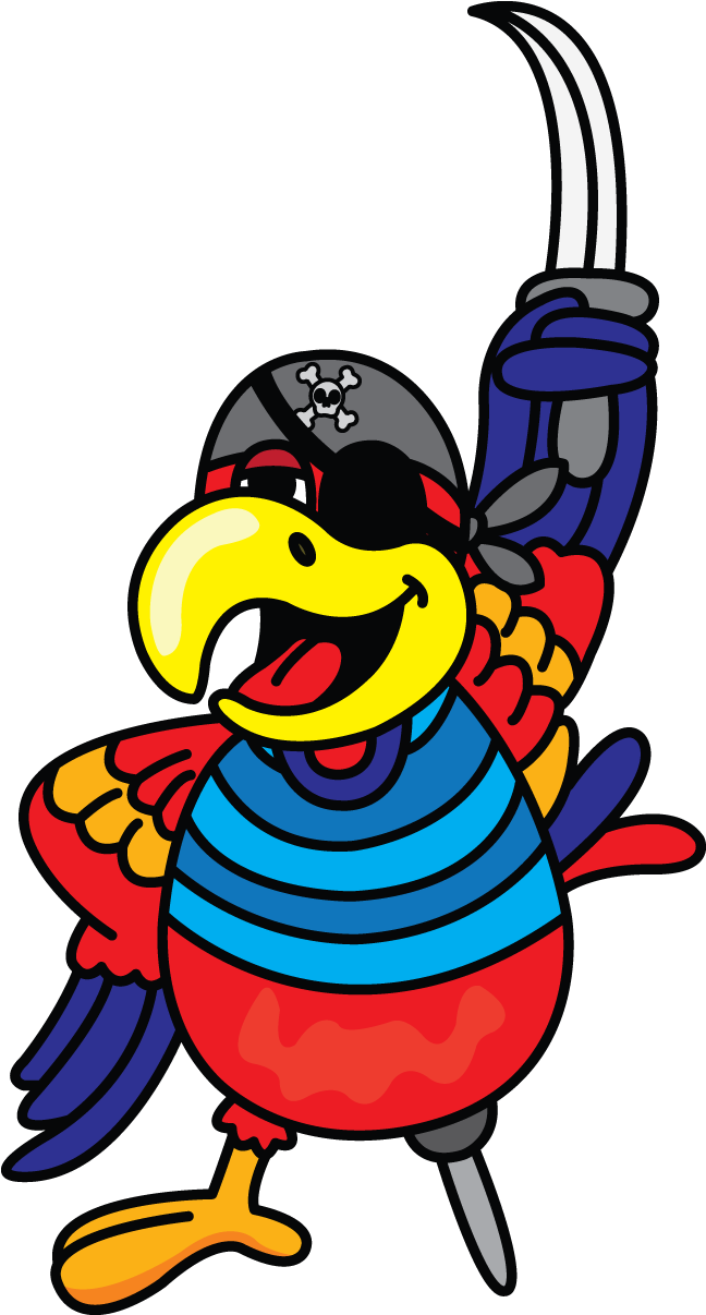 Pirate Parrot Drawing - Pirate Parrot (720x1280), Png Download