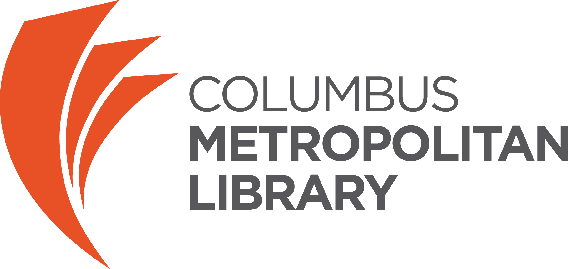 Download Color Logo - Columbus Metro Library Logo (2387x1130), Png Download