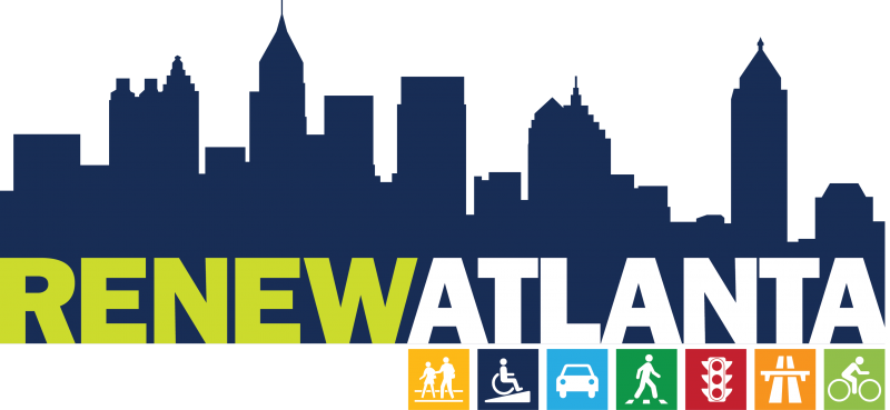 Renew Atlanta Is An Infrastructure Improvement Program - Marlene Watson - Atlanta Georgia Skyline 1 Canvas (800x369), Png Download