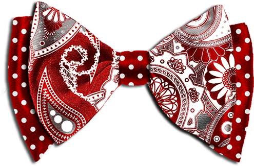 Be The First To Review “design Your Custom Bow Tie-crimson - Red White Bow Tie (500x333), Png Download