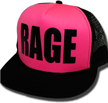 Rage Black Pink - Pink Swag Cap Png (375x400), Png Download