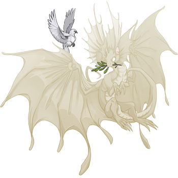 Peace Dove Fae F - Portable Network Graphics (350x350), Png Download