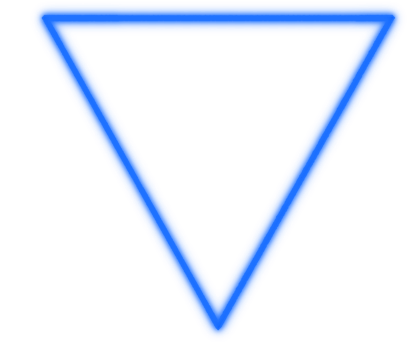 Lady Gaga Born This Way Triangle - Blue Triangle Png (843x948), Png Download