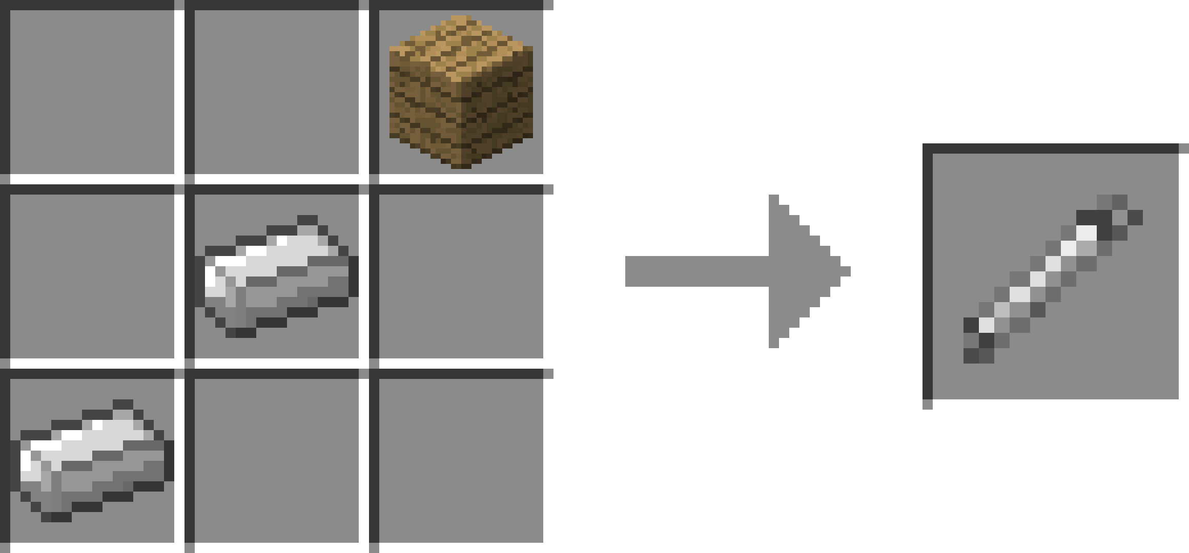 The Whistle Would Be Crafted Like This - Minecraft How To Make (2320x1080), Png Download